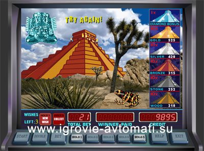 Игровой автомат Aztec Gold Золото Ацтеков играть онлайн бесплатно