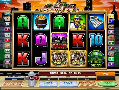 Интернет казино Goldfishka. Рис.2. Один из игровых автоматов казино